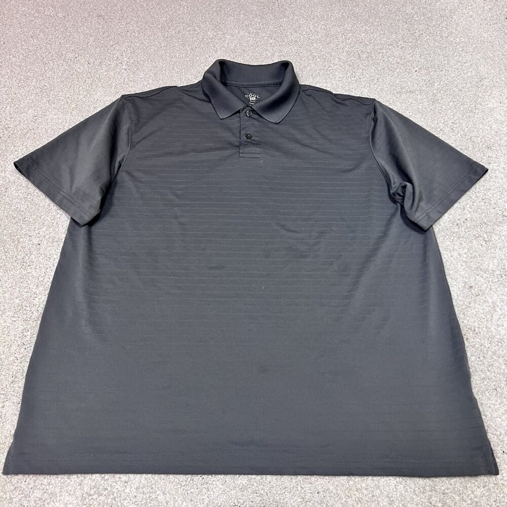 Haggar Polo Men’s Gray Short Sleeve Size XL